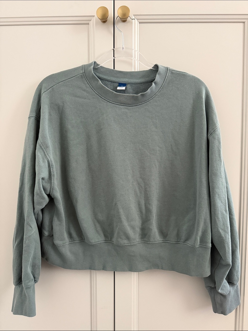 Old Navy Sage Green Pullover Sweatshirt Size Medium